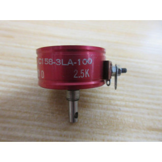 Voltronics C158-3LA-100 Potentiometer C1583LA100 2.5KΩ - New No Box