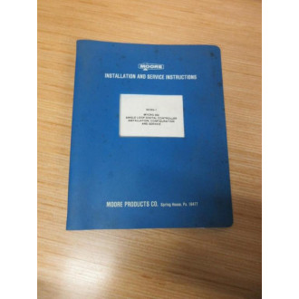 Moore SD352-1 Manual For Mycro 352 Issue 5 - Used