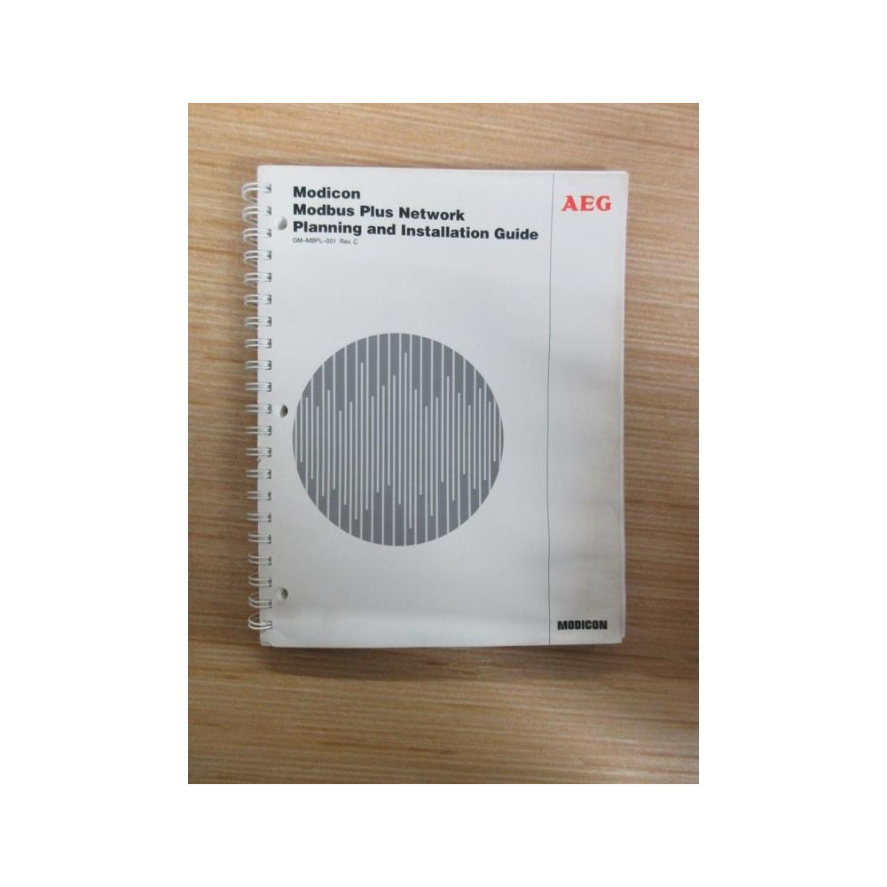 AEG GM-MBPL-001 Modicon Modbus Plus Network Guide - Used