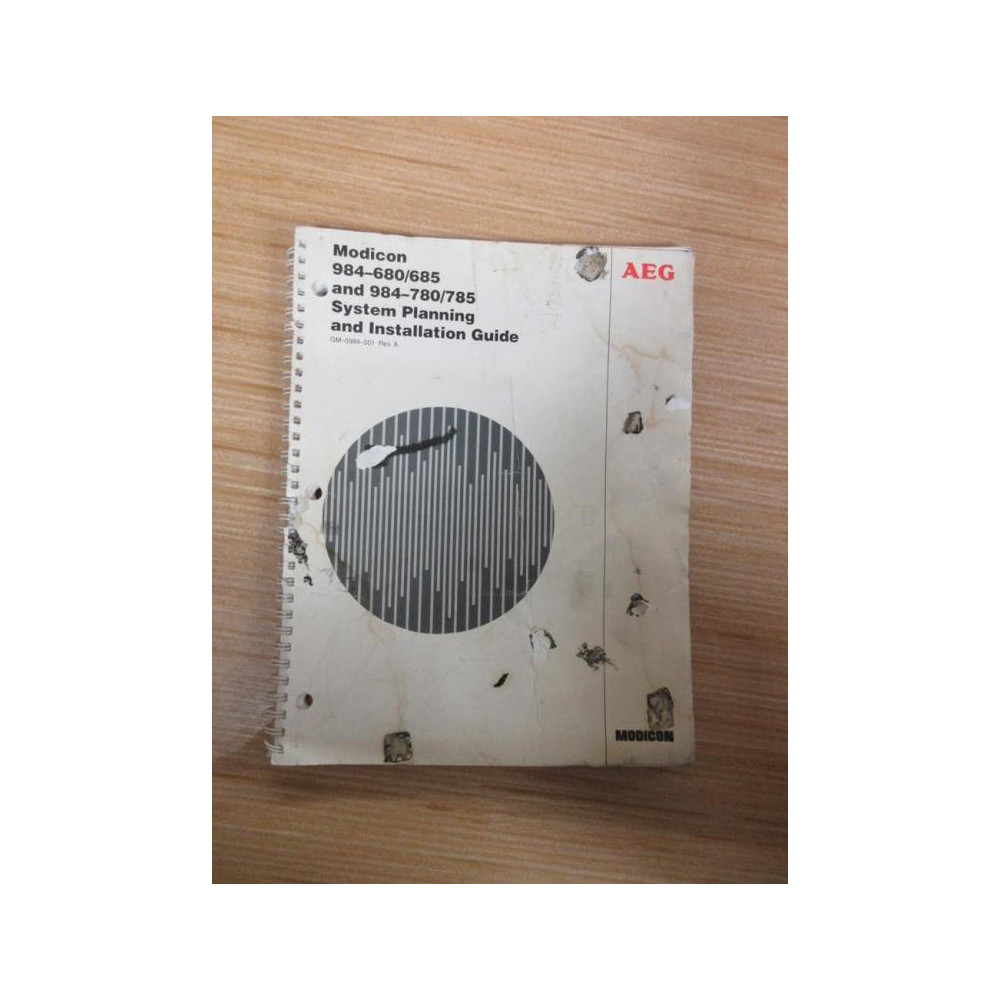 AEG GM-0984-501 Modicon System Planning & Installation Guide - Used