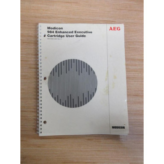AEG GM-0984-008 Modicon 984 Enhanced Executive Cartridge User Guide Rev. D - Used