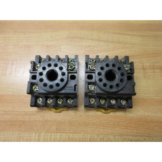 Omron PF113A Relay Socket (Pack of 2) - Used