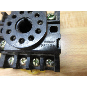 Omron PF113A Relay Socket (Pack of 2) - Used