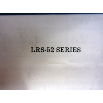 Lambda IM-LRS-52 Regulated Power Supplies Instruction Manual - New No Box
