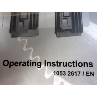 SEW 1053 2617EN Movidrive Operating Instructions wSoftware - New No Box