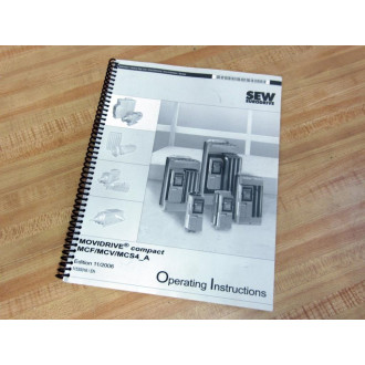 SEW 11535016EN Movidrive Compact Operating Instructions - New No Box