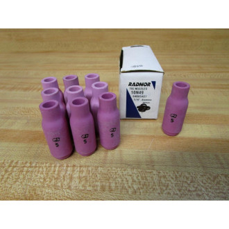 Radnor 64005427 516" TIG Nozzles 10N49 (Pack of 10)