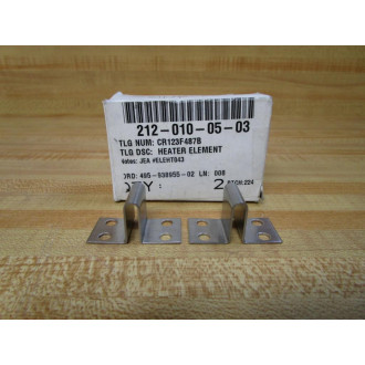 General Electric CR123F487B GE Overload Heater 123F487B (Pack of 2)
