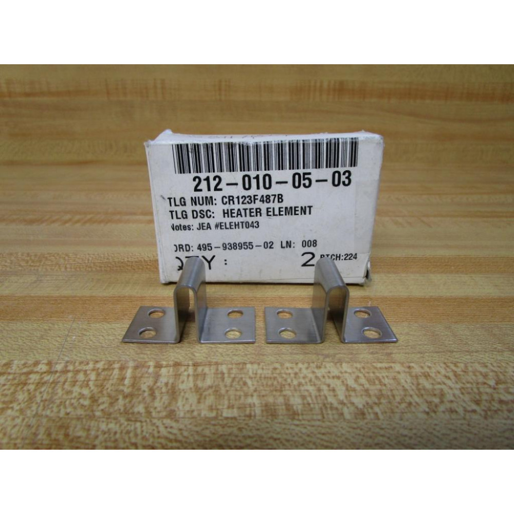 General Electric CR123F487B GE Overload Heater 123F487B (Pack of 2)