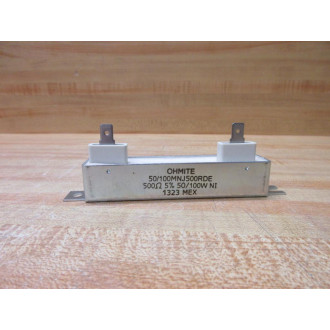 Ohmite 50100MNJ500RDE Power Resistor 500Ω 50100MNJ500RDE - New No Box