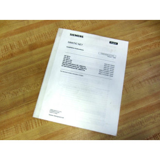 Siemens S79220-A5424-X-01-7619 Installation Instructions - New No Box