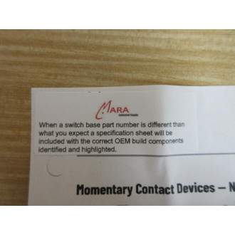 Allen Bradley 800T-A2D2 Button Black Ser N - New No Box