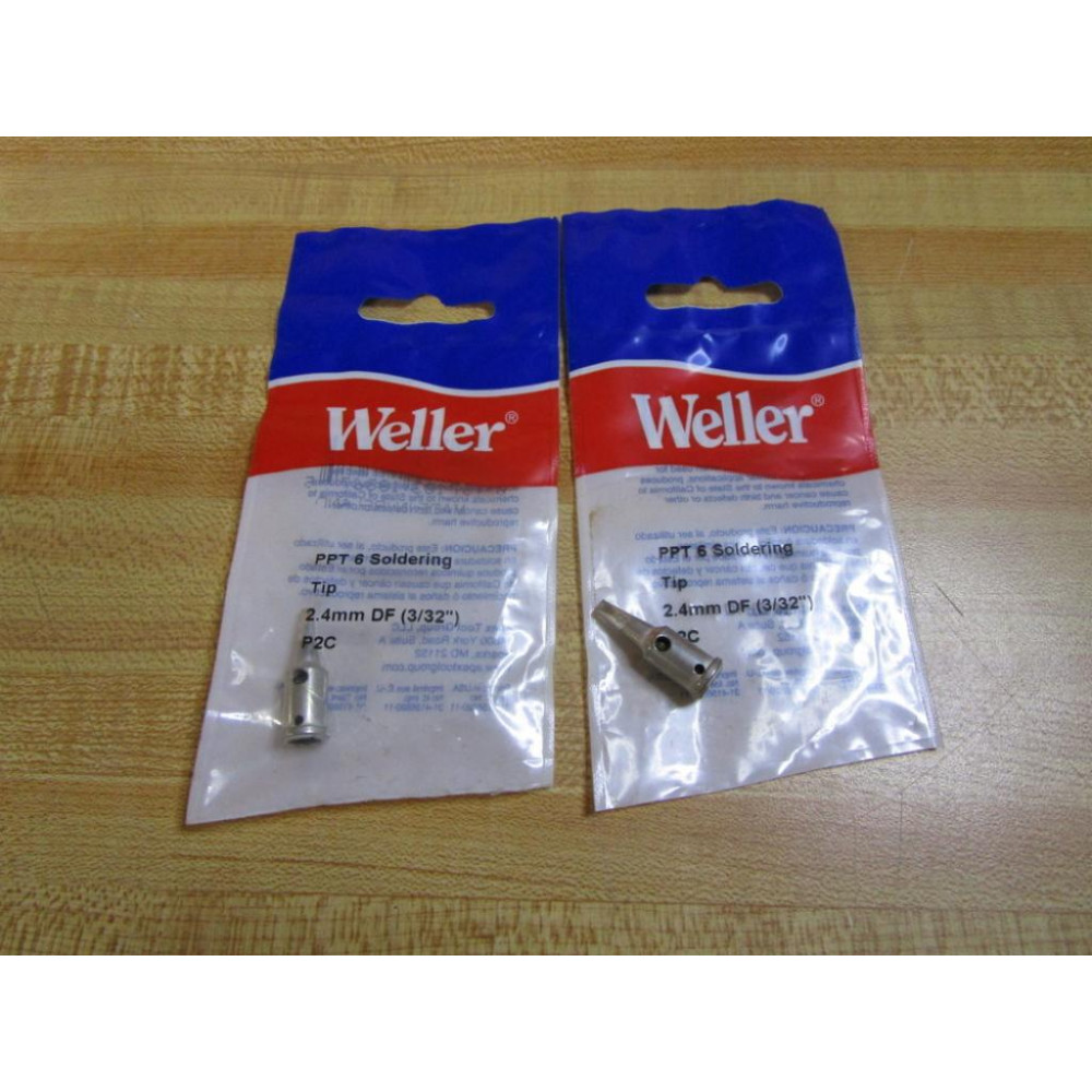 Weller PPT 6 Soldering Tip P2C (Pack of 2)