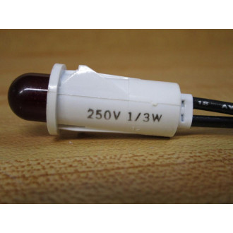 Generic 250V- 13W Indicator Light E27819 Red Bulb (Pack of 5) - New No Box