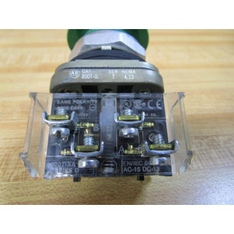 Allen Bradley 800T-D1A Pushbutton 800TD1A Ser. T Green - Refurbished