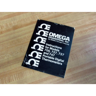 Omega M88-882 Portable Digital Thermometer Instructions M88882 - Used