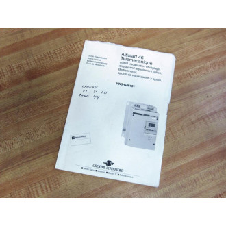 Groupe Schneider VD0C32Q302 Altistart 46 Users Manual - Used