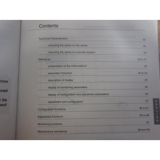Groupe Schneider VD0C32Q302 Altistart 46 Users Manual - Used