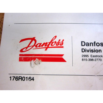 Danfoss 176R0164 AGAO and AGBO Isolation Option Manual - Used