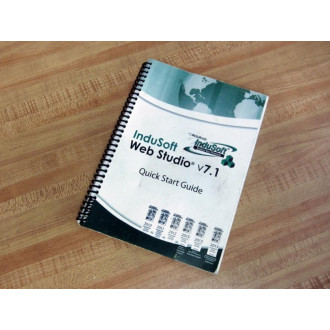 InduSoft 013013-QSG-IWS-B-EN-PT Web Studio v7.1 Quick Start Guide - New No Box