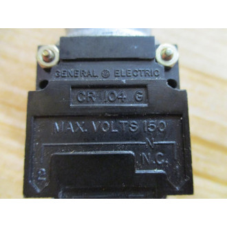 General Electric CR104MA11 Oil-Tight Push Button Switch - Used