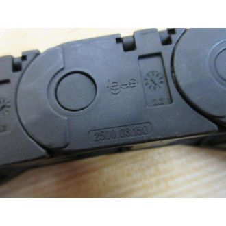 Igus 2500.03.150 Energy Chain Cable Carrier 2500.03.150.0 88" Length - New No Box