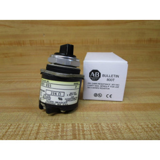 Allen Bradley 800T-U35 Potentiometer 800TU35 - Refurbished