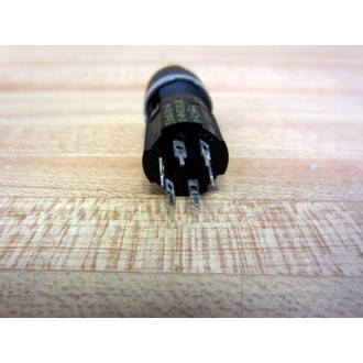Rafi 1.15-140 Round Collar Illuminated Push Button 115140 Black - New No Box