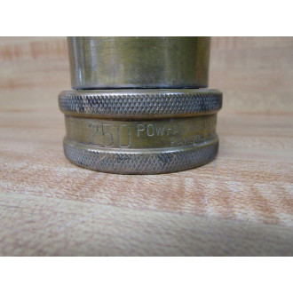 B & I Works 250 Powhatan Brass Fire Hose Nozzle U FM - Used