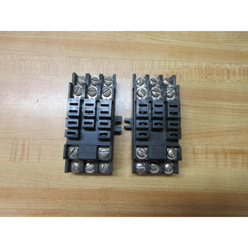 Dayton 5X853B Relay Socket Base (Pack of 2) - Used
