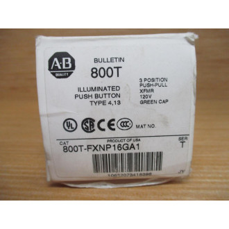 Allen Bradley 800T-FXNP16GA1 Push Pull Switch