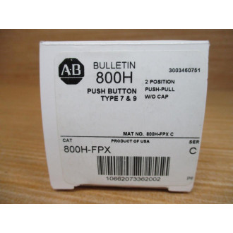 Allen Bradley 800H-FPX Push Button 800HFPX