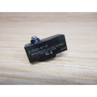 Omron Z-15GD-B7-K Limit Switch Z15GDB7K - New No Box