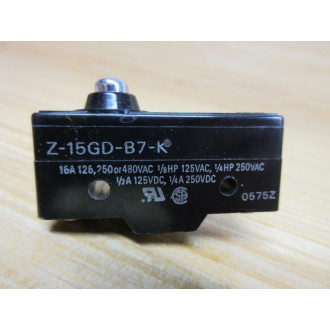 Omron Z-15GD-B7-K Limit Switch Z15GDB7K - New No Box