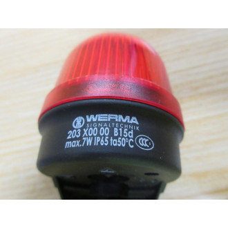 Werma 203 X00 00 B15d SignalTechnik LED Signal Beacon W 13517 - New No Box