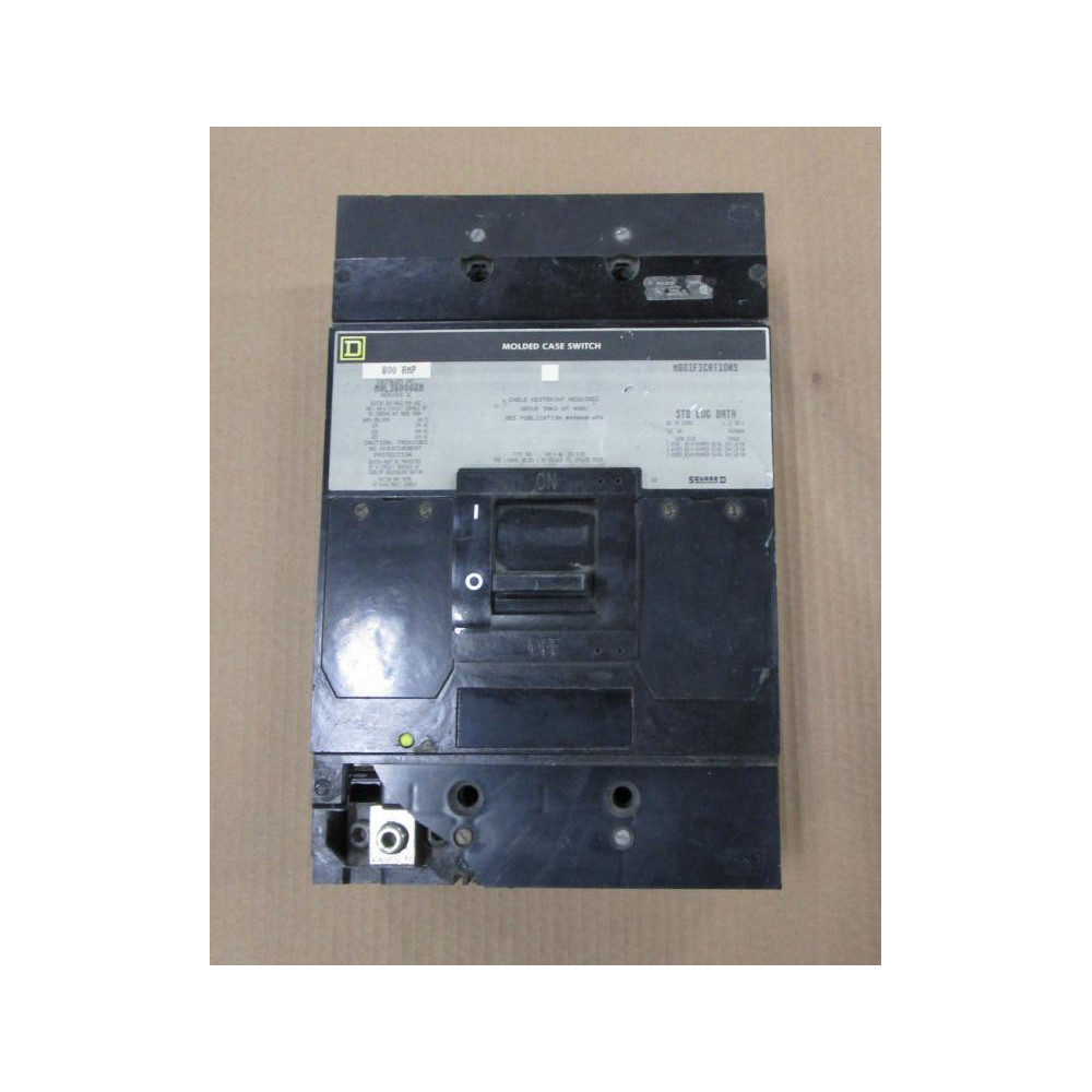 Square D MHL360008M 800A Automatic Molded Case Switch Chipped Corner - Used