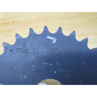Martin 50BS28 1 38 Roller Chain Sprocket WKeyway 50BS28138 - New No Box
