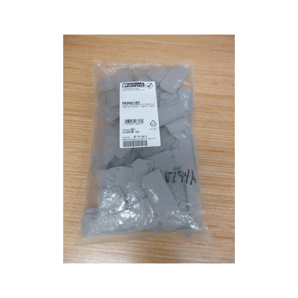 Phoenix Contact D-UKKB35 Spacer 2.5mm DUKKB35 (Pack of 50)