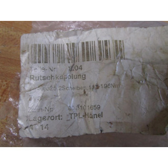 Chiron America 80 310 1659 Slide Coupling Knoll 1404 - New No Box