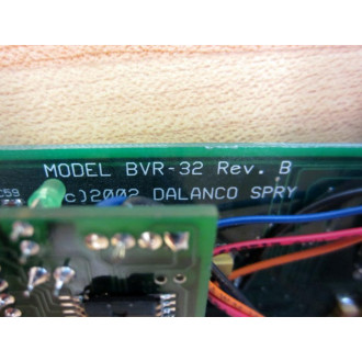 Dalanco Spry BVR-32 PCI Bus Board BVR32 9210-070 - Used