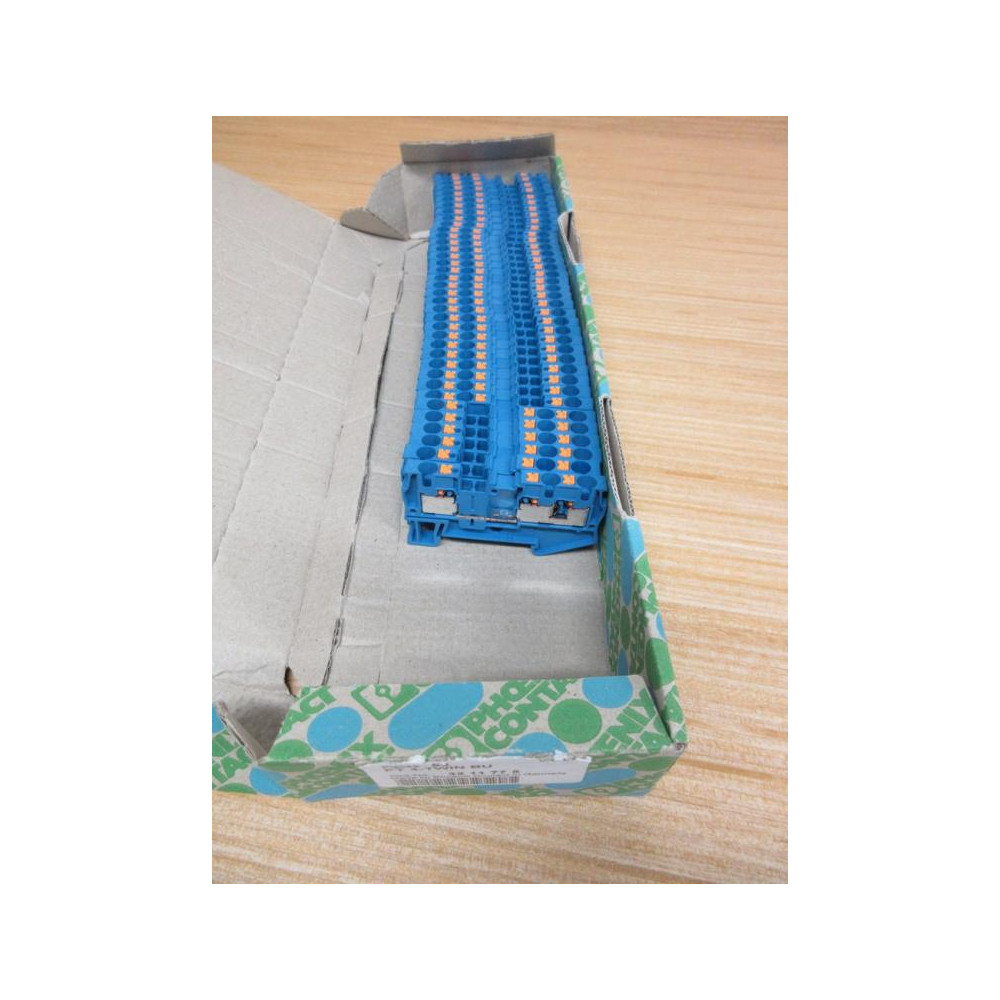 Phoenix Contact PT 4-TWIN BU Terminal Block 3211775 (Pack of 37)