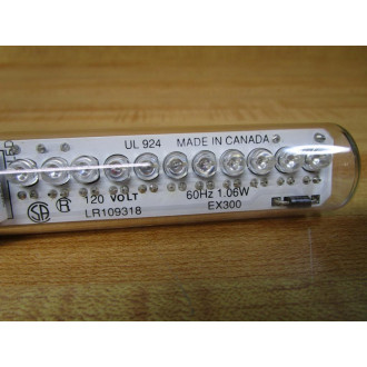Uniglo Canada LR109318 Red LED Solid State Bulb EX300 Screw Base - New No Box
