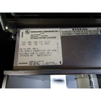 Underwriters Laboratories BBC515B3-M1 HID Fixture 33,384 WBulb