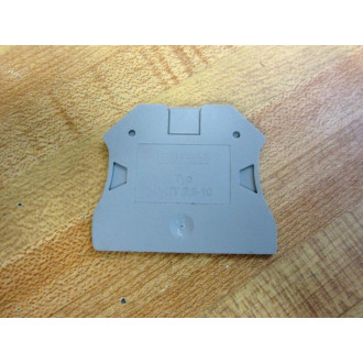 Phoenix Contact D-UT 2.5-10 End Cover DUT2510 3047028 (Pack of 24) - Used