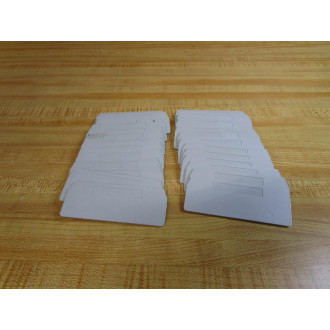 Allen Bradley 1492-EBL3Q End Barrier 1492EBL3Q Gray (Pack of 24) - New No Box