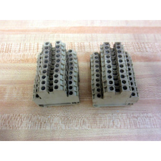Weidmuller DK-4 Terminal Block DK4 (Pack of 20) - Used