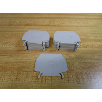 Allen Bradley 1492-PP10 Partition Plate 1492PP10 Gray (Pack of 25) - New No Box