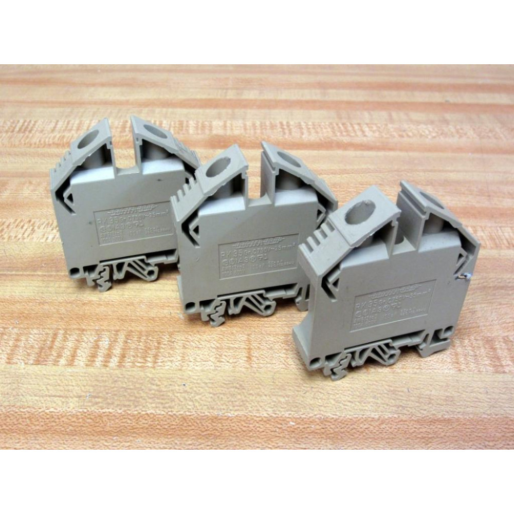 Conta Clip RK-35 Terminal Block RK35 (Pack of 3) - New No Box Conta Clip RK-35 Terminal Block RK35 (Pack of 3) - New No Box