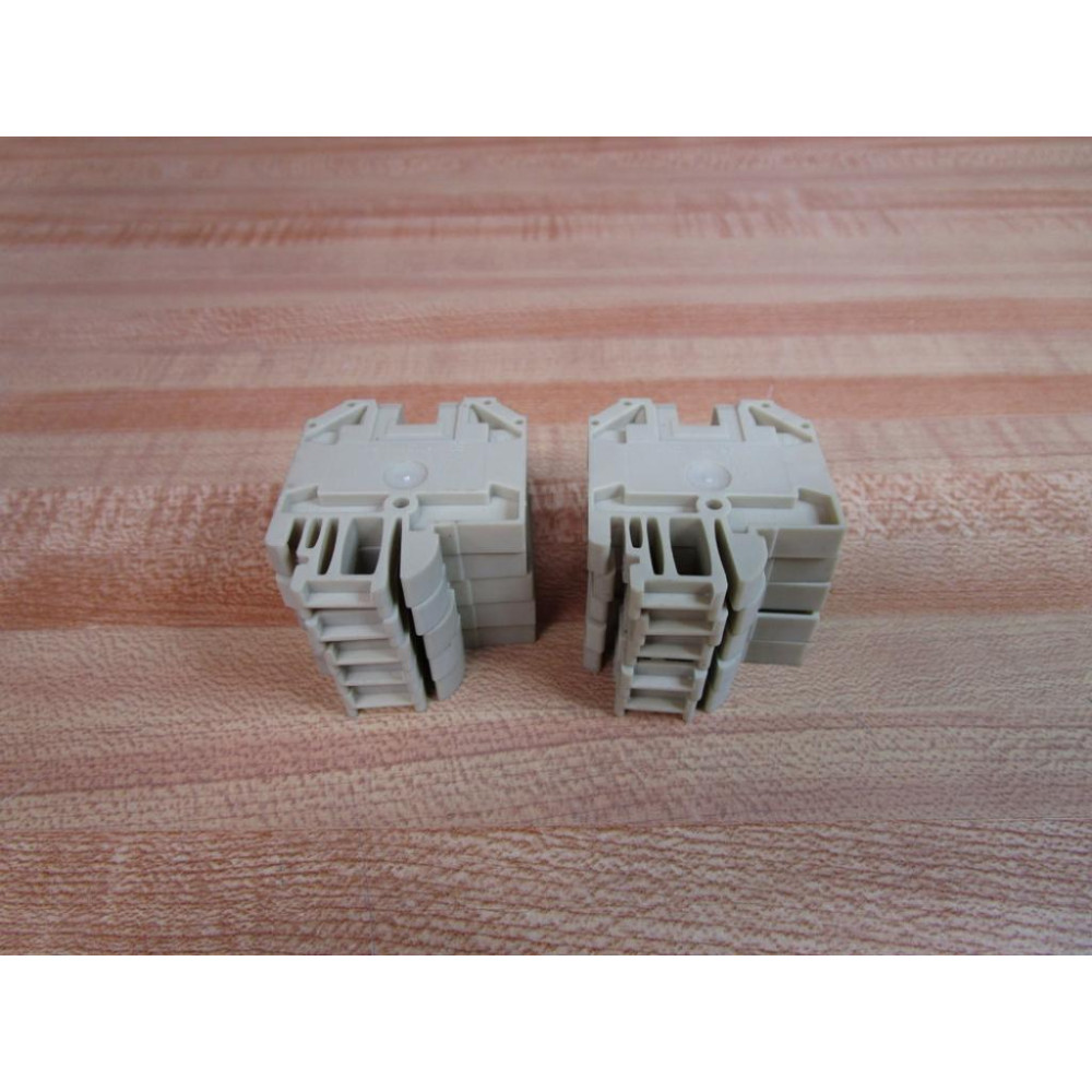 Weidmuller SAK 2.5 Terminal Block SAK25 Snap On (Pack of 10) - Used