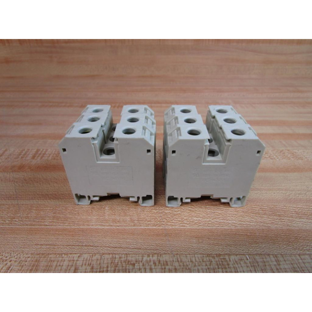 Siemens 8WA1-205 Terminal Block 8WA1205 Single Pole (Pack of 6) - Used